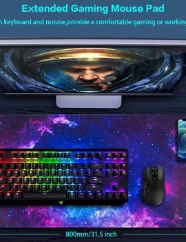 Canjoy Gaming Mouse Pad, Large Extended Mouse Pad Big Computer Mousepad for Home Office Gaming Work 31.5×15.7inch